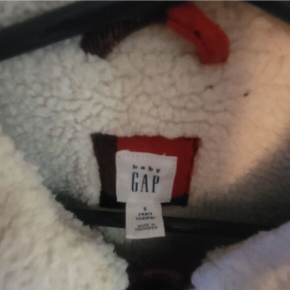 Gap Boys Buffalo Plaid Shirt Jacket - Picture 5 of 14